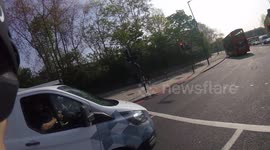 Driver caught using iPad at the wheel