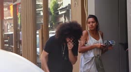 Prankmasters film hilarious sneezing and fake firecracker tricks in Beirut
