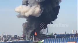 Factory in China explodes due to a gas leak killing 1 and injuring 9