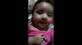 Baby speaking