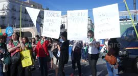 Argentinian feminists protest for legal, safe and free abortion.