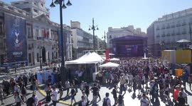 UEFA Champions League Final celebrations begin in Madrid, Spain