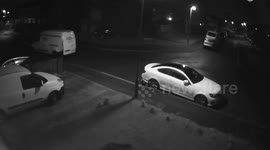 CCTV moment the ghost of a woman's dad is apparently spotted walking the spirit of her dead DOG