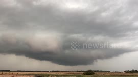 Here’s a fun time lapse of the storm over Fort Sask