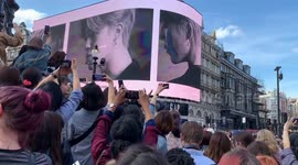 BTS named biggest recording act in the world. Revisit the the time they brought London's Piccadilly Circus to a standstill