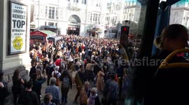 BTS Fans at Piccadilly Circus, London