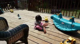 Toddler Caught Trying On My Shoes