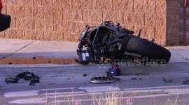Fatal Motorcycle Crash VS Car