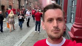 Liverpool Champions League Final. Video from Concert Square, Liverpool