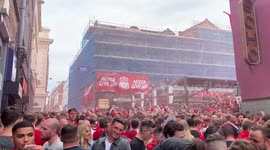 Liverpool Champions League Final. Video from Concert Square, Liverpool