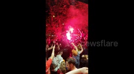 Liverpool parties long into the night after Champions League win