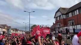 Liverpool FC parade through Allerton, Liverpool