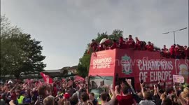 Liverpool celebrate Champions League triumph with trophy parade