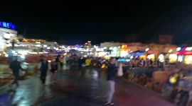 Walking People In Naama Bay Sharm El Shiekh Egypt Discover
