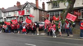 LFC supporters, pre victory parade celebrations.