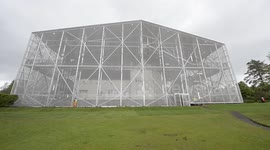 Conservationists are preparing to open a house designed by world-famous Charles Rennie Mackintosh to the public - after the crumbling masterpiece was wrapped in a protective box