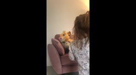 Two year old exceeds ALL expectation with her answer when asked what she was thinking about...