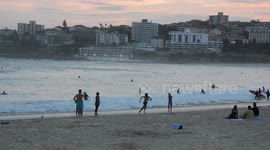 Beautiful Bondi Beach evening
