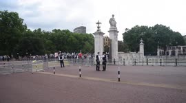 Anti Trump Protest Outside Buckingham Palace