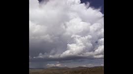 Square Davis Mountain Monsoon Explosion time lapse