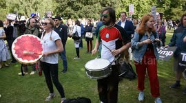 Trump protests held in London during U.S. president's state visit