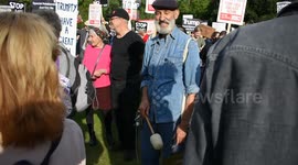 Trump protests held in London during U.S. president's state visit