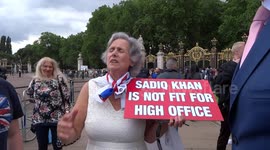 Trump supporter says Trump is like a phoenix on day one of state visit