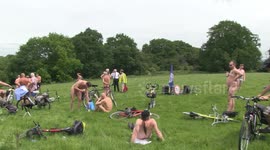World Naked Bike Ride takes to the streets of Nottingham City