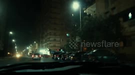 Driver Passing Throw Building In Fayoum Egypt    Viral Street Videos