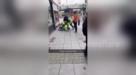 Newsflare Edit - Went into town to get a trim and I see this. Abuse of power? #Plymouth https://t.co/EE4fd3qUsn