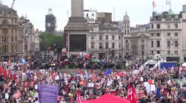 Massive London protest against Trump: 'You're not welcome here'