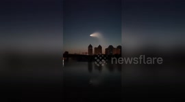 Mysterious ‘UFO’ spotted above Chinese city