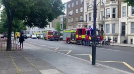 Breaking news: House fire in labroke grove