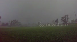 GoPro captures up-close what it's like to be hit by an incoming Kansas tornado