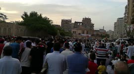 Celebrating Eid El Fetr Prayer In Egypt