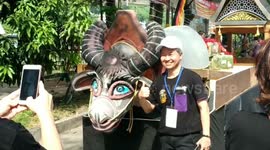 ethnic Chinese and Minangkabau combine cultural arts