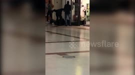 Watch shocking moment Lidl security guard violently attacks shopper