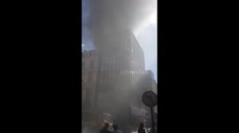 Smoke from London fire sweeps skyline