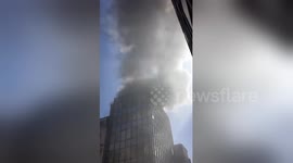 Newsflare Edit - Huge fire Dover Street, Mayfair https://t.co/9koEYYa2Y5