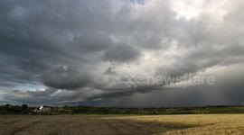 Late Evening Thunderstorm Over N. Ireland