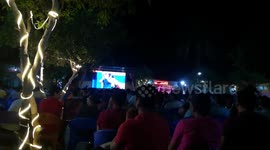 Audience street watch final champions league Liverpool 2019