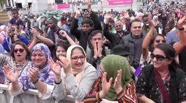 Scores of British Muslims celebrate at Eid Festival 2019 in London