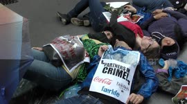 Protest held against Coca-Cola for association with Fair Oaks Farms in New York City