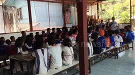 Melodic chorus from hill tribe students in Chiangmai Thailand