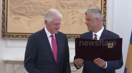 20 years after stopping ethnic cleansing, Bill Clinton awarded