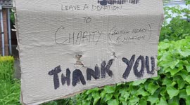 Furious pensioner blames north south divide for stingy neighbours not donating to charity