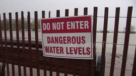 Severe waterfront flooding at Port Dalhousie from 2017 due to high lake Ontario water levels