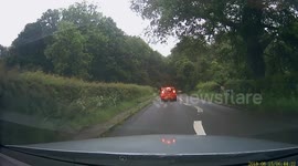 Road Flood A531 Madeley