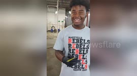 US teenager bursts with joy when father gifts him with brand-new car
