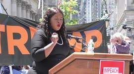 Impeach Trump Protest in Foley Square, Manhattan